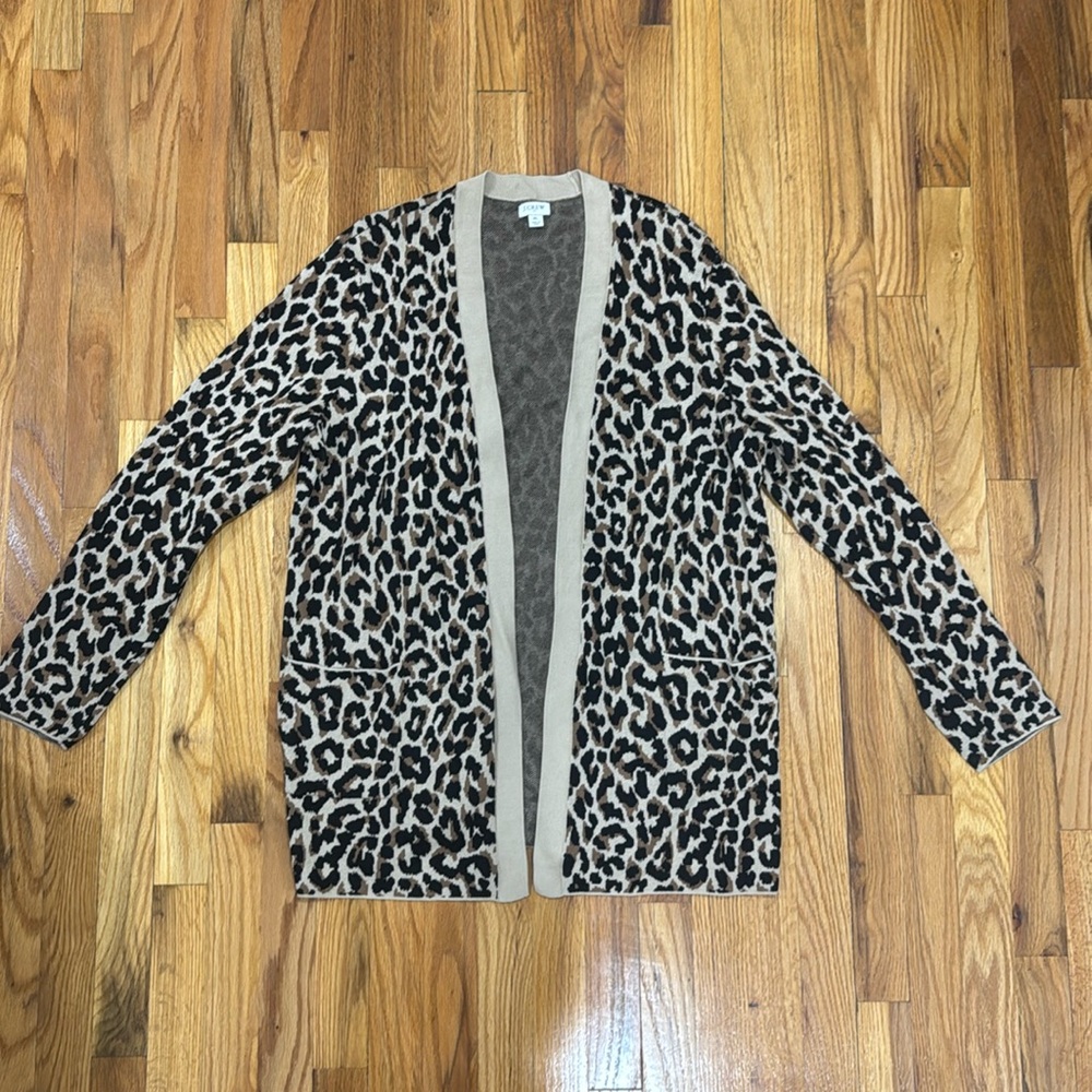 Cheetah Print Cardigan